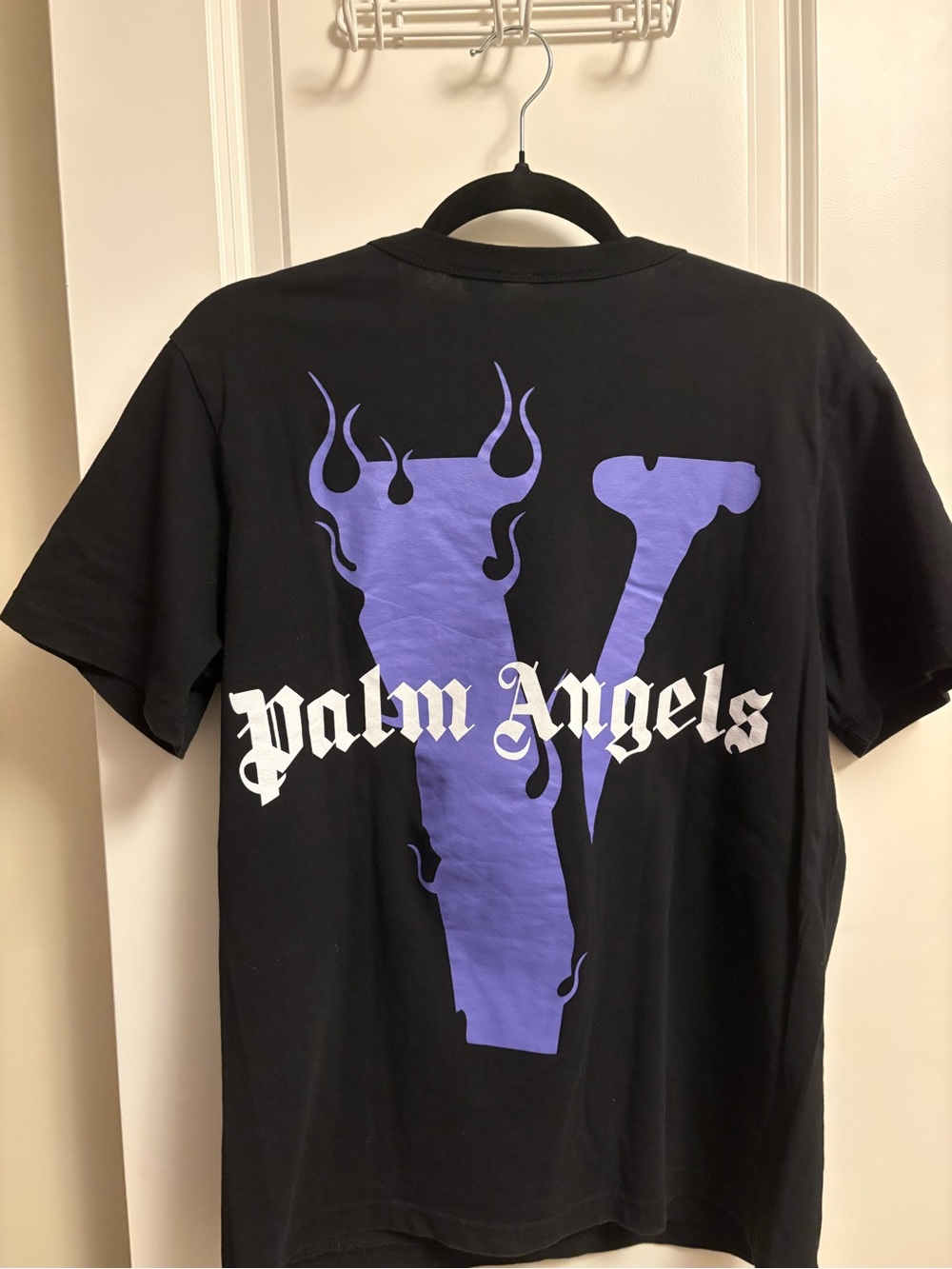 VLONE x Palm Angels Mens Black T-Shirt